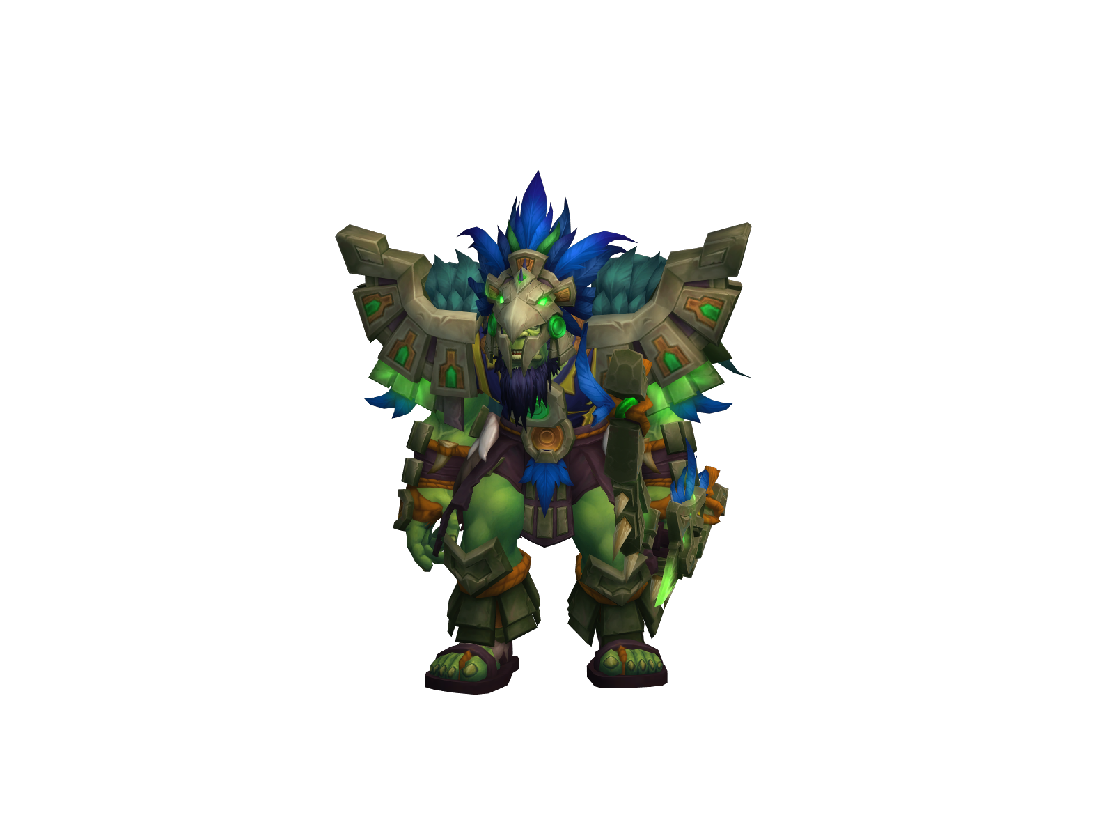 Kahoul 3D character render