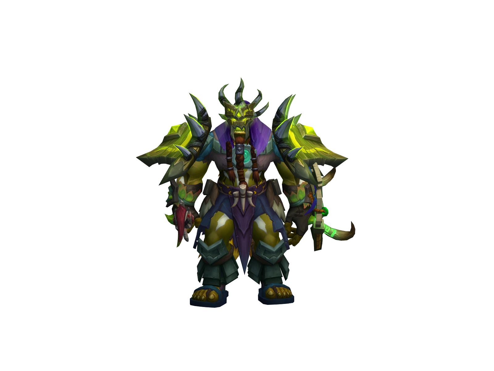 Scarl 3D character render