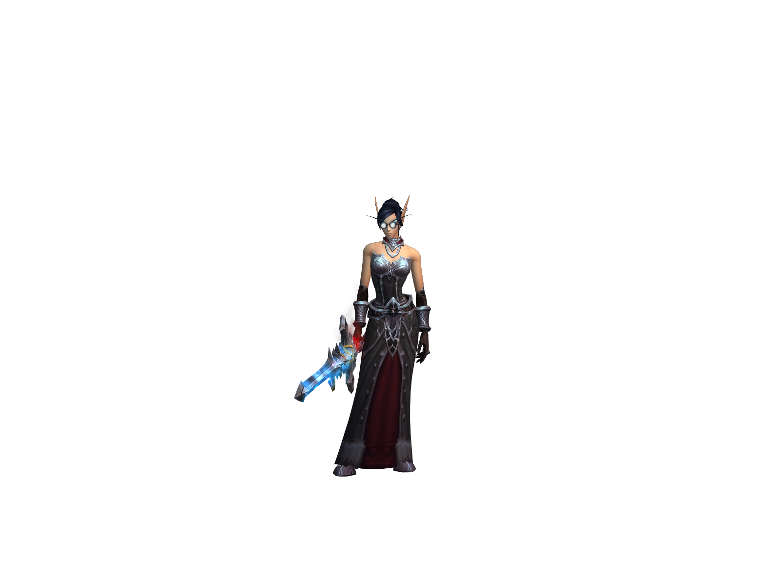 Amellía 3D character render