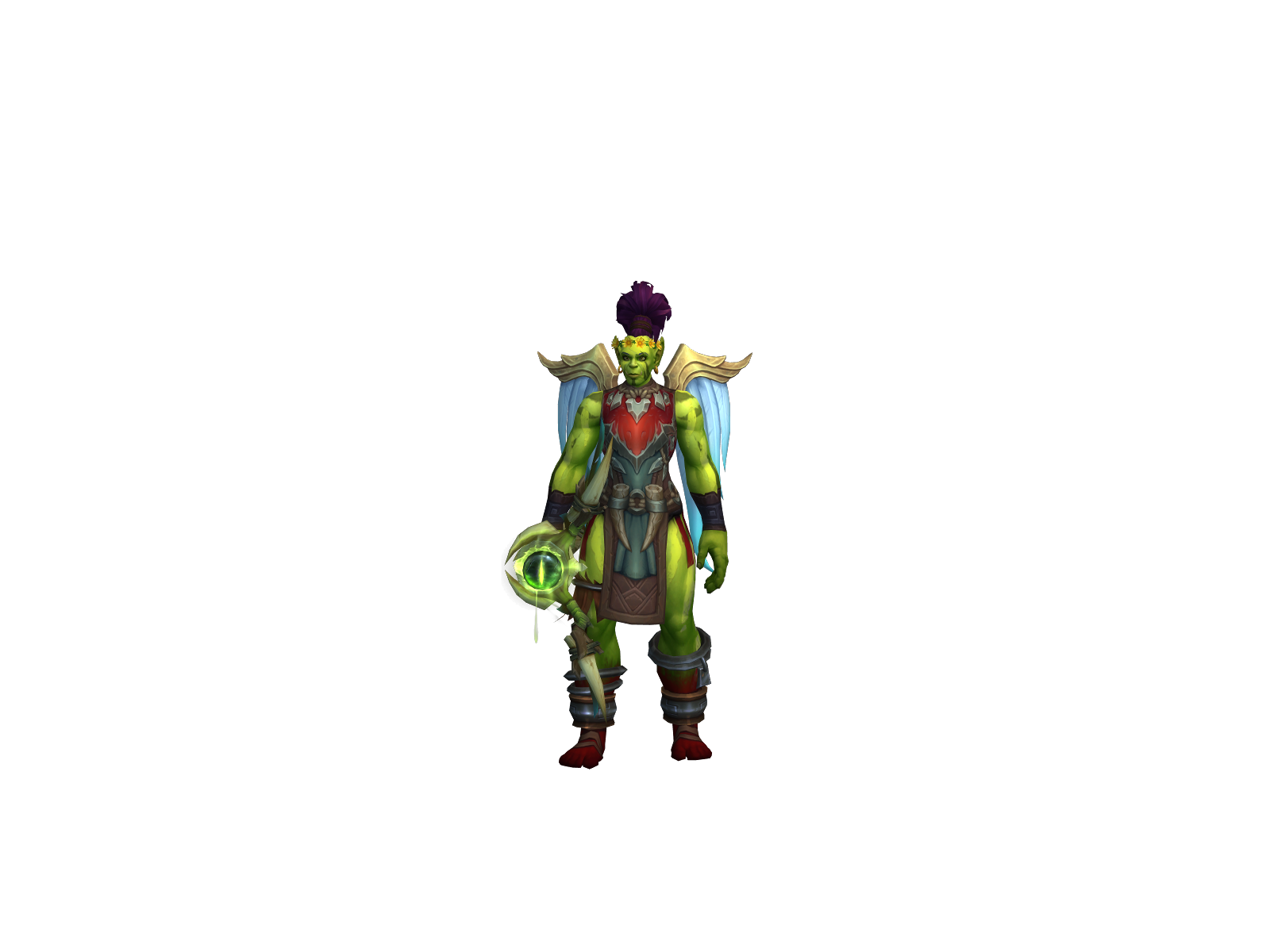 Yesenis 3D character render