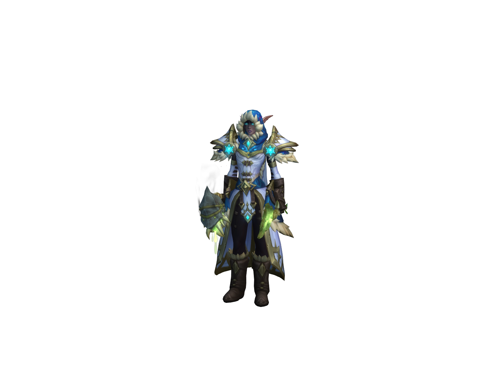 Pouix 3D character render