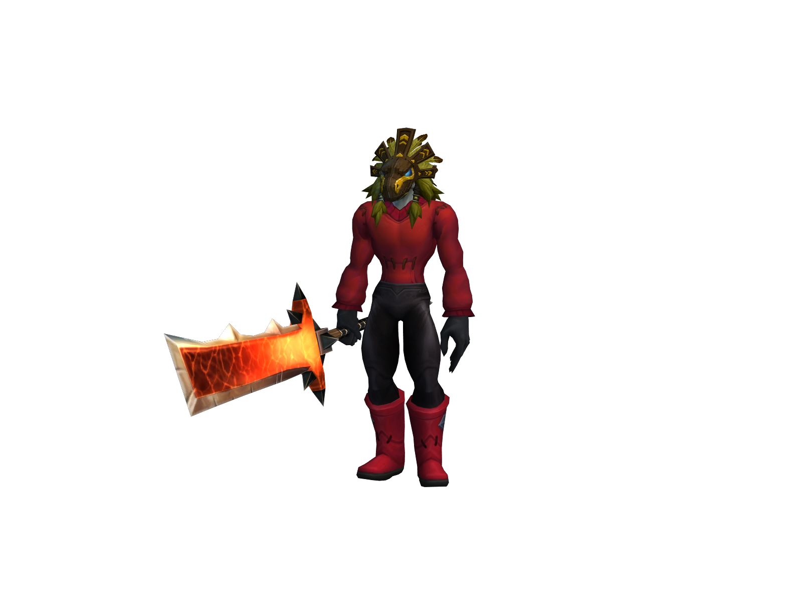 Neverbardela 3D character render