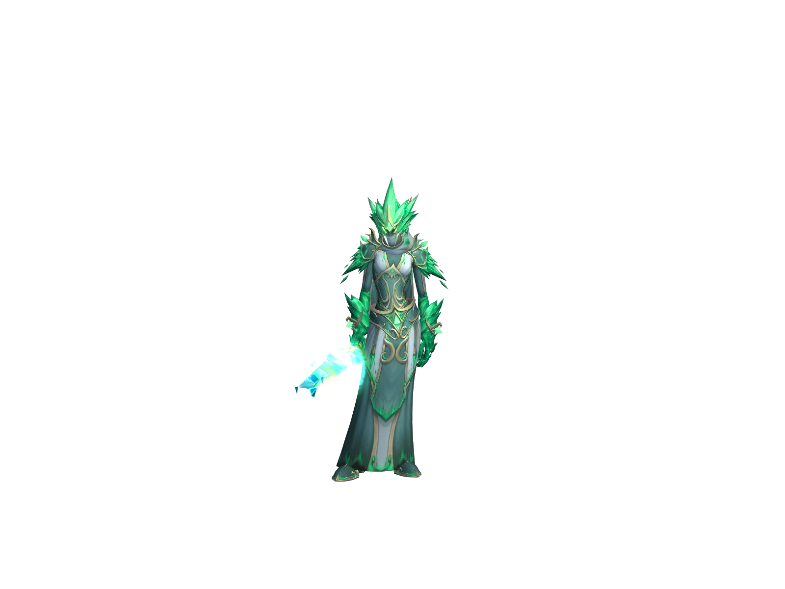 Magusta 3D character render