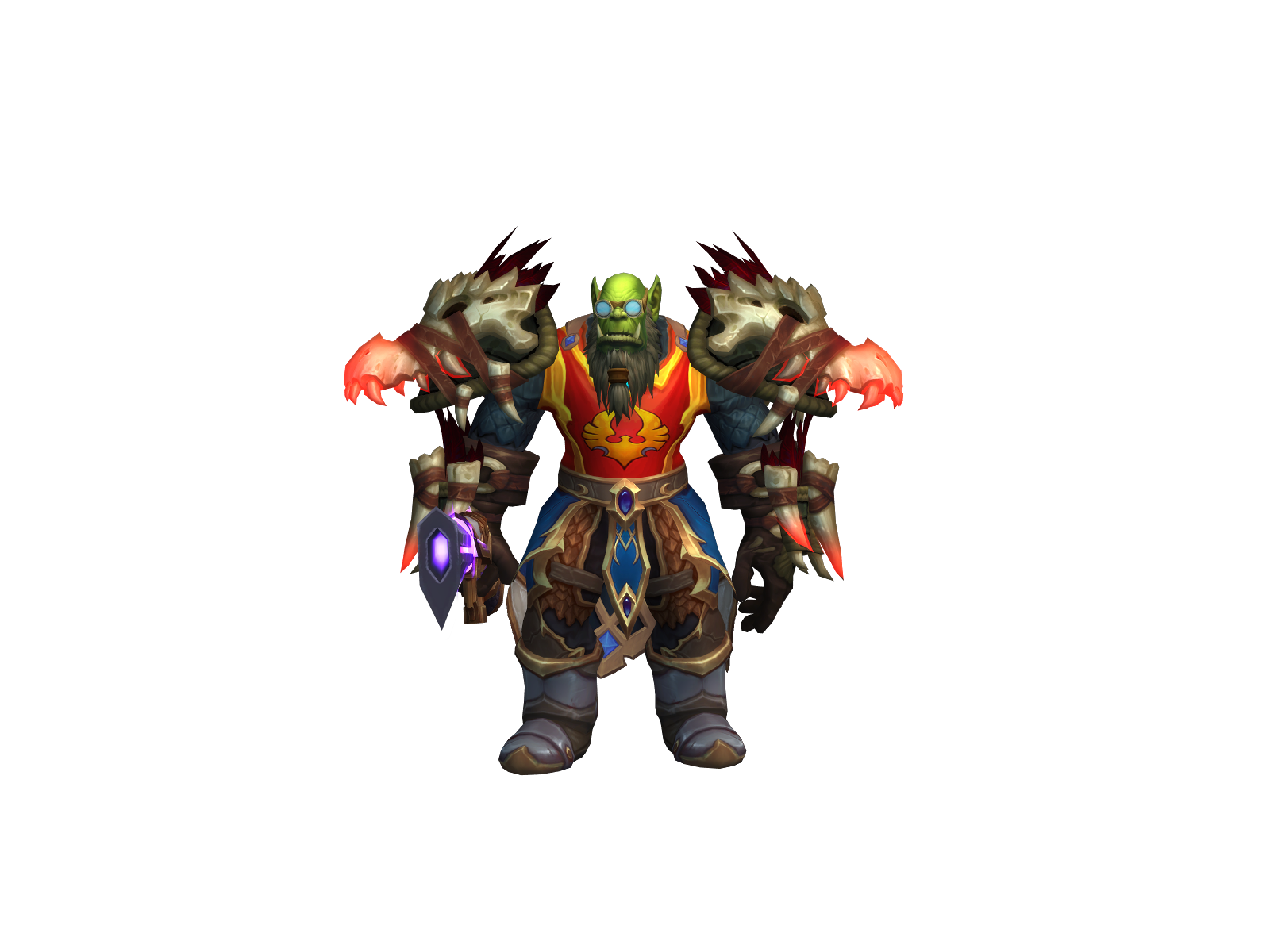 Rensay 3D character render