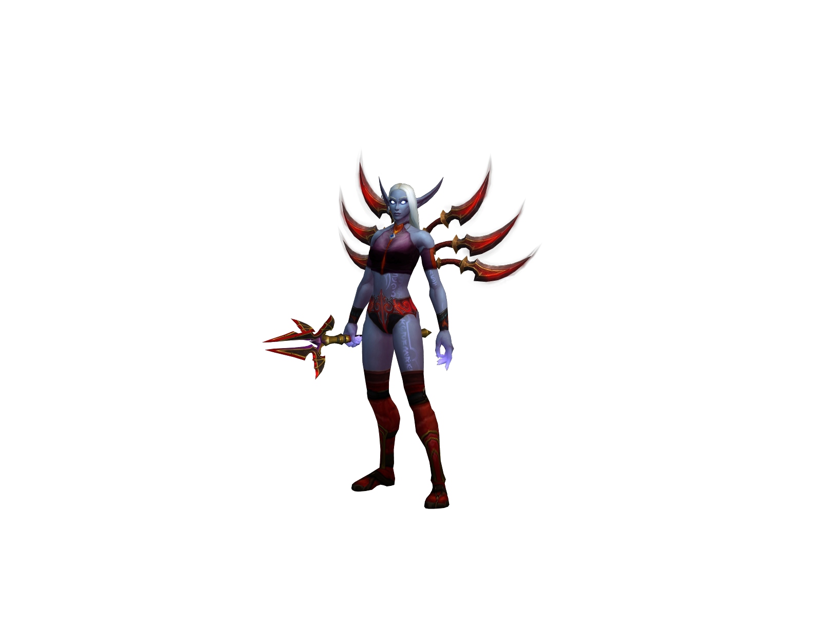 Silance 3D character render