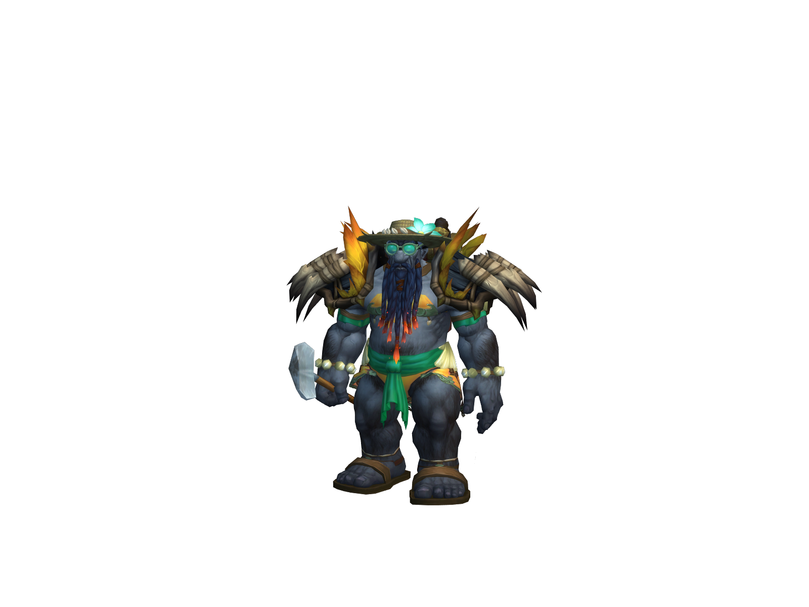 Manceps 3D character render