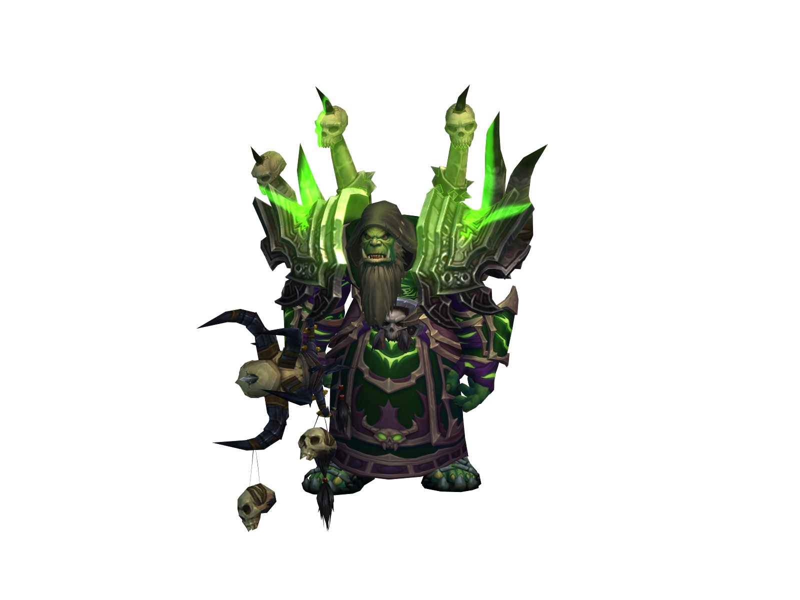 Azmethuselah 3D character render