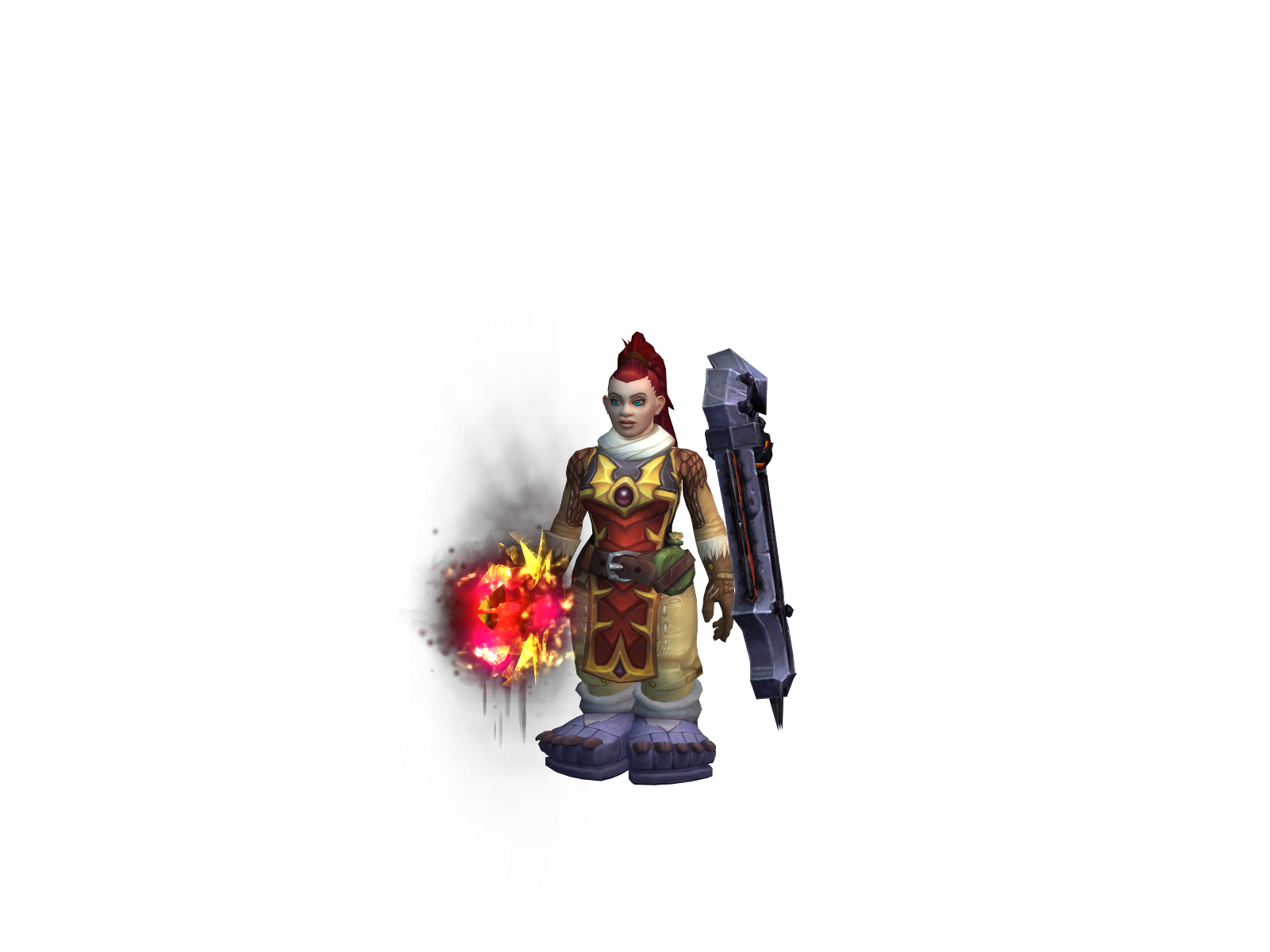 Anxiousness 3D character render