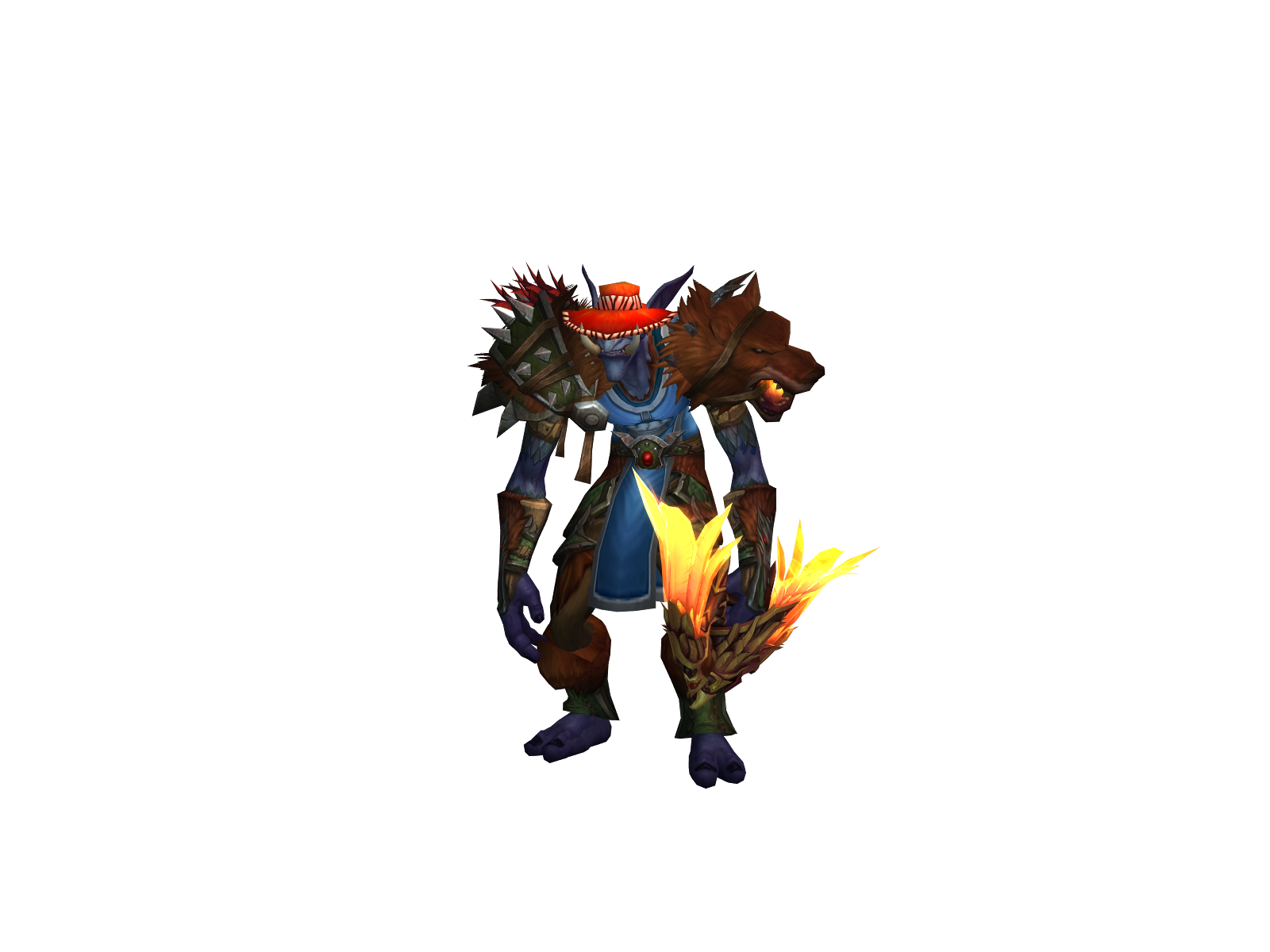 Thewugang 3D character render