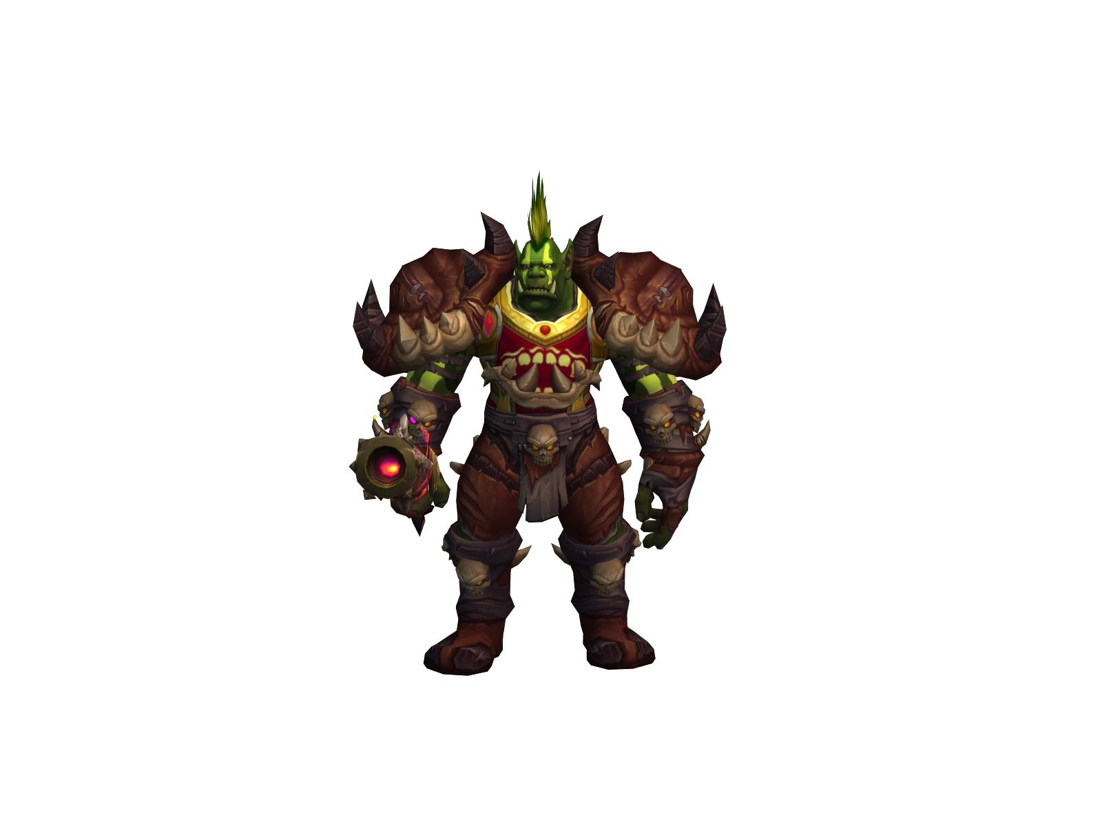Azbest 3D character render