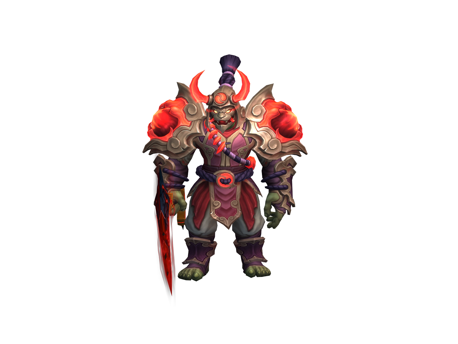 Draxm 3D character render