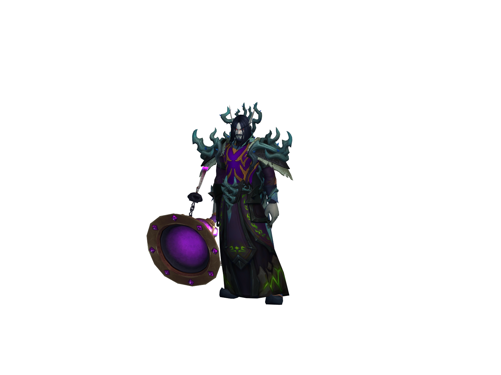 Sjallabais 3D character render