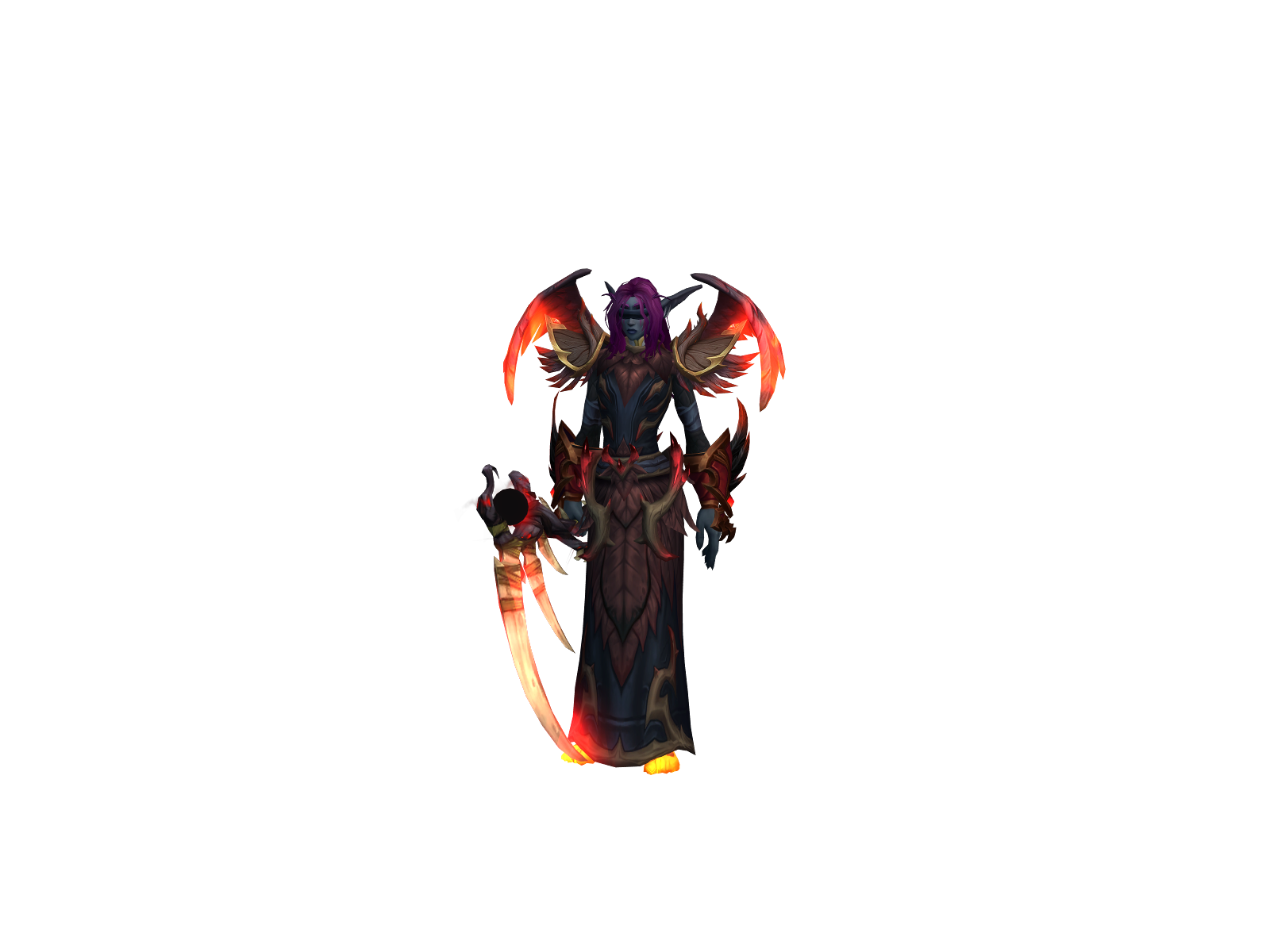 Hallonbark 3D character render