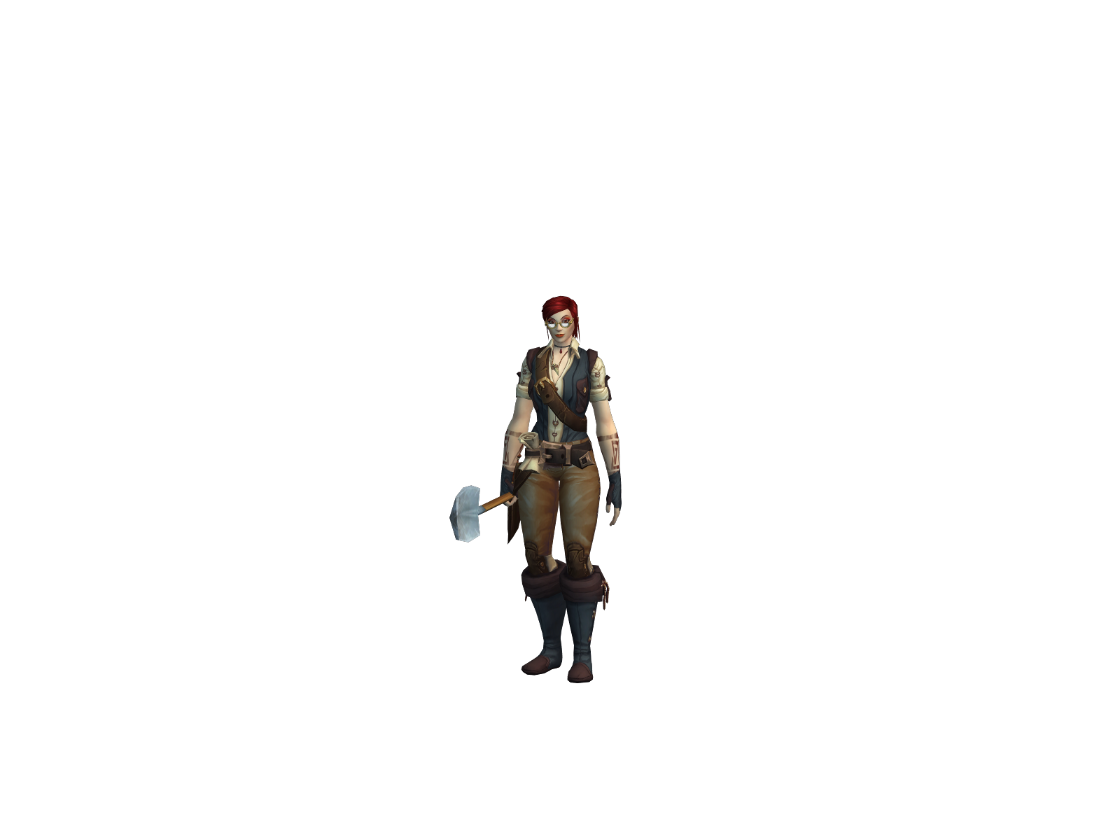 Takeme 3D character render