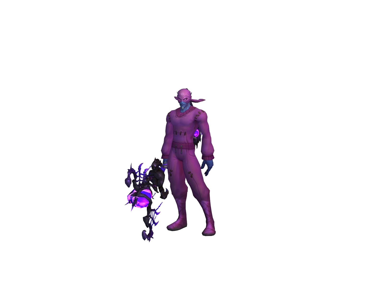 Wackoe 3D character render