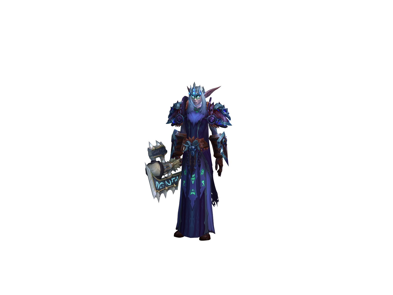 unholyos 3D character render
