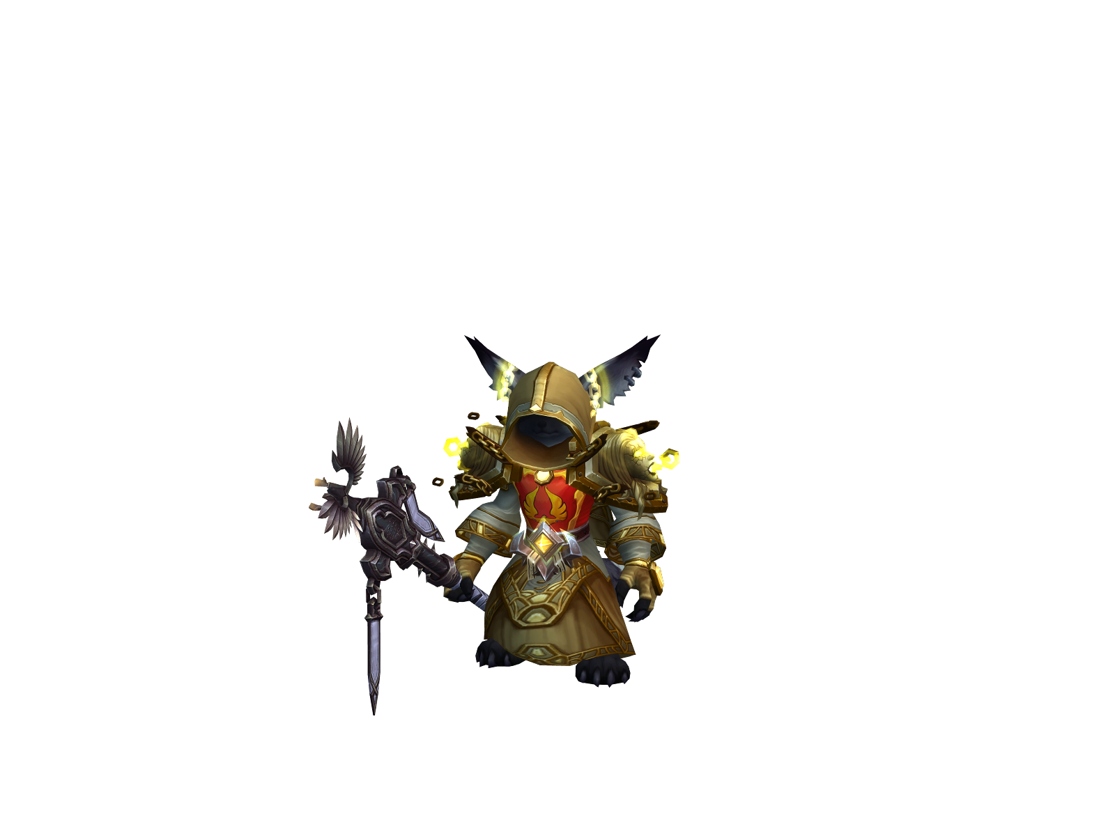 Snowflaque 3D character render