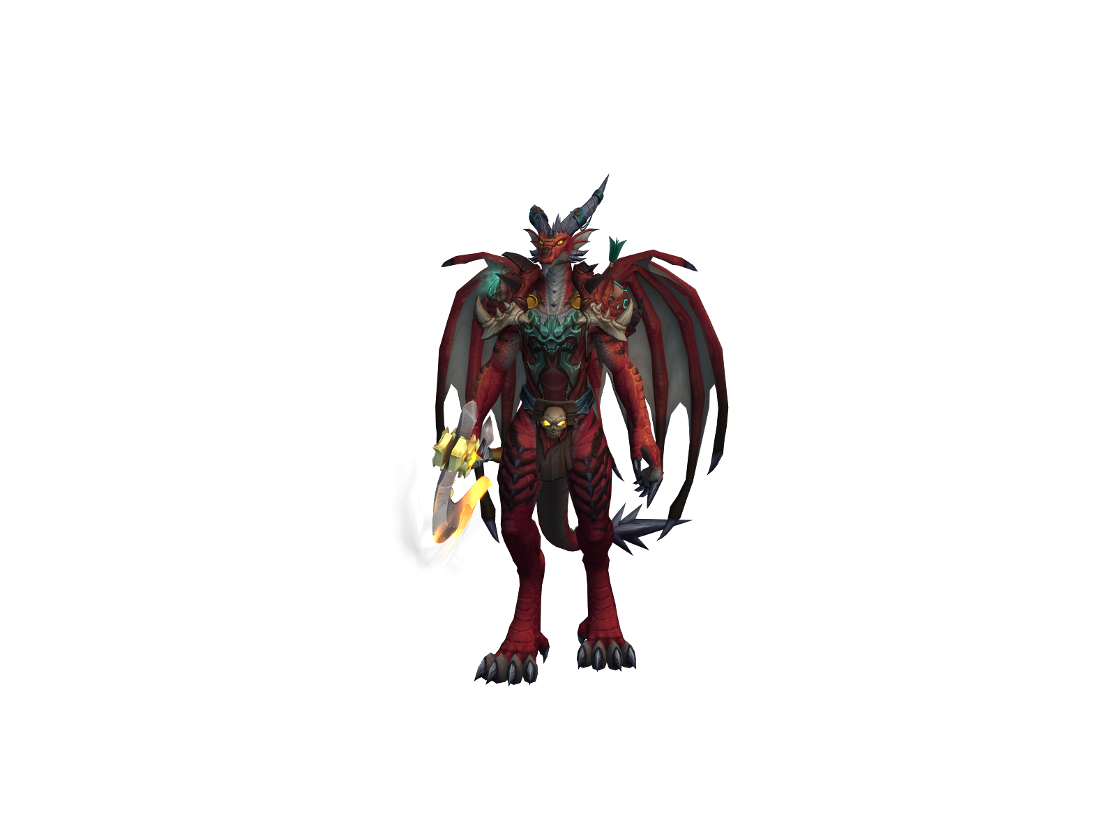 Fuoco 3D character render