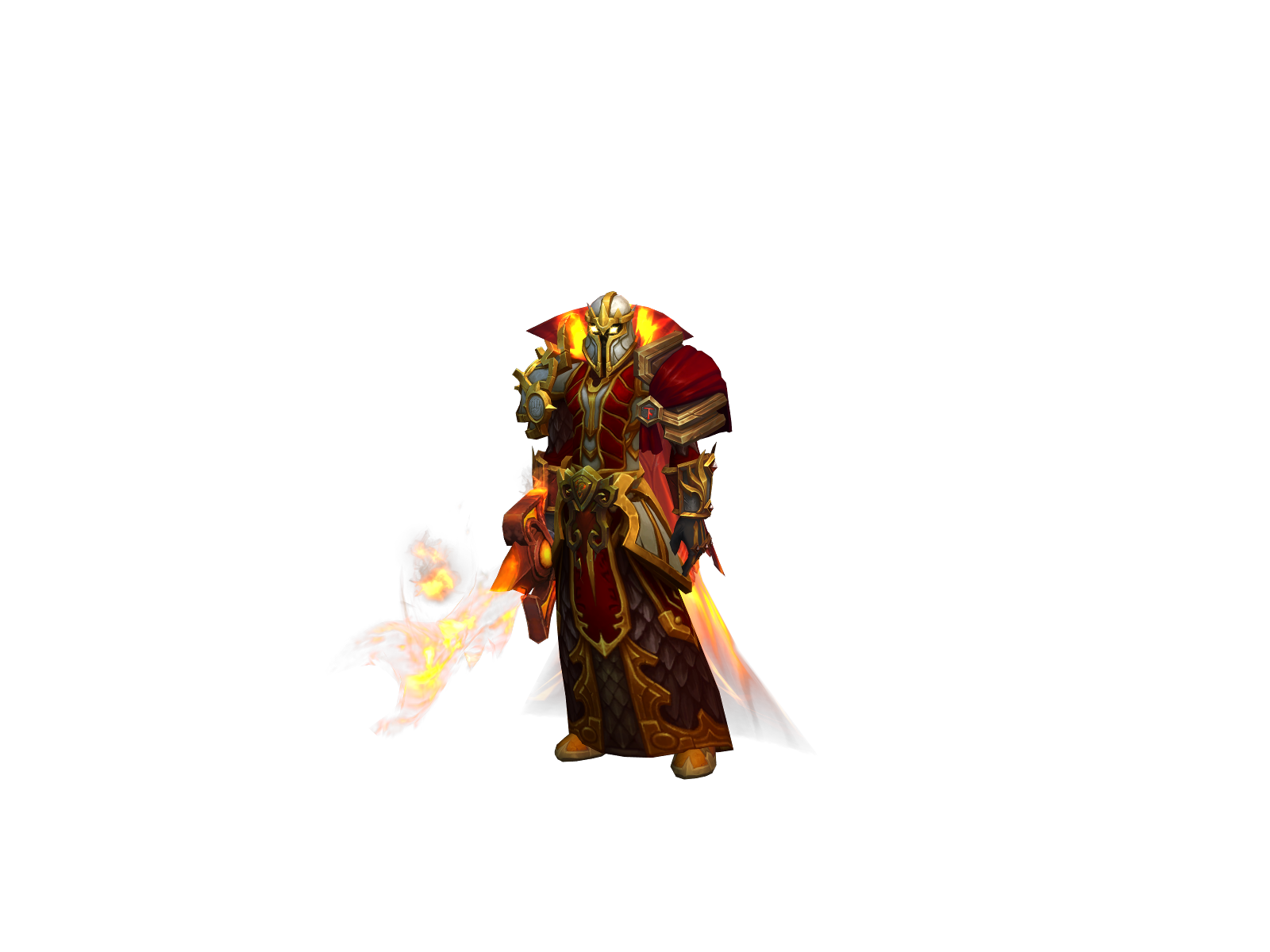 Goldmane 3D character render