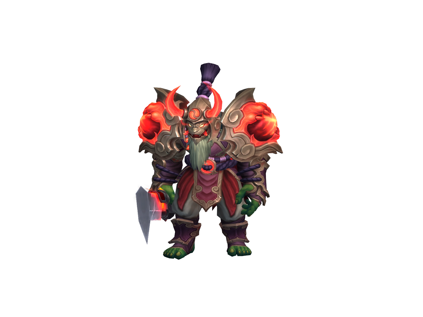 Krillus 3D character render