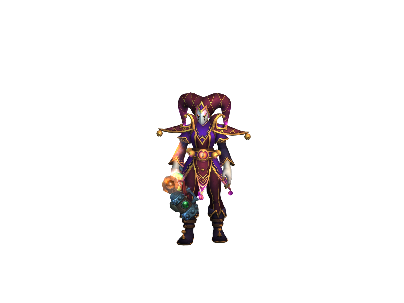 Zaun 3D character render