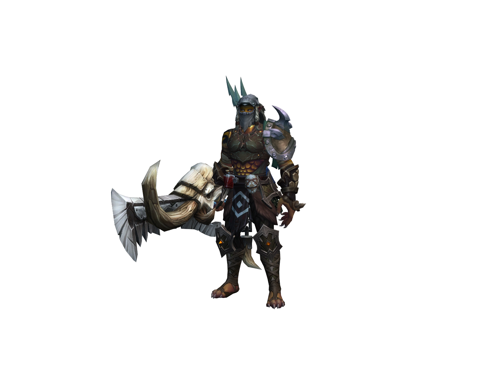 Hish 3D character render