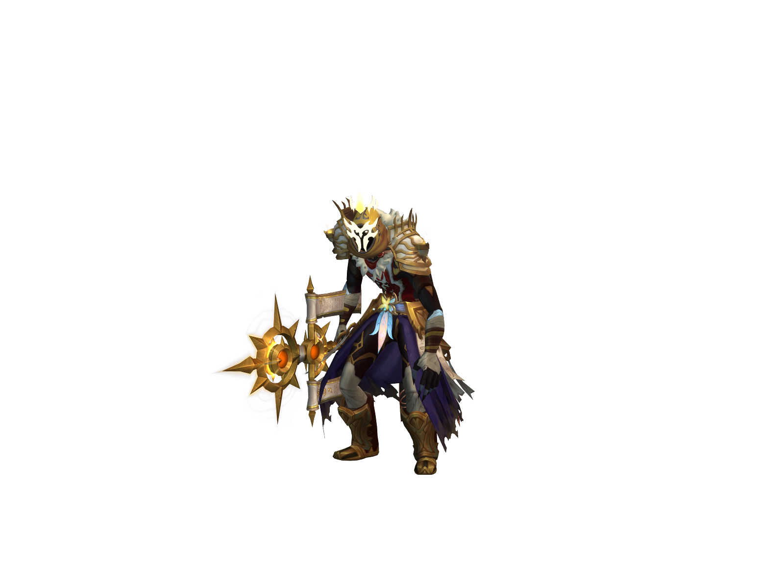 Graveward 3D character render