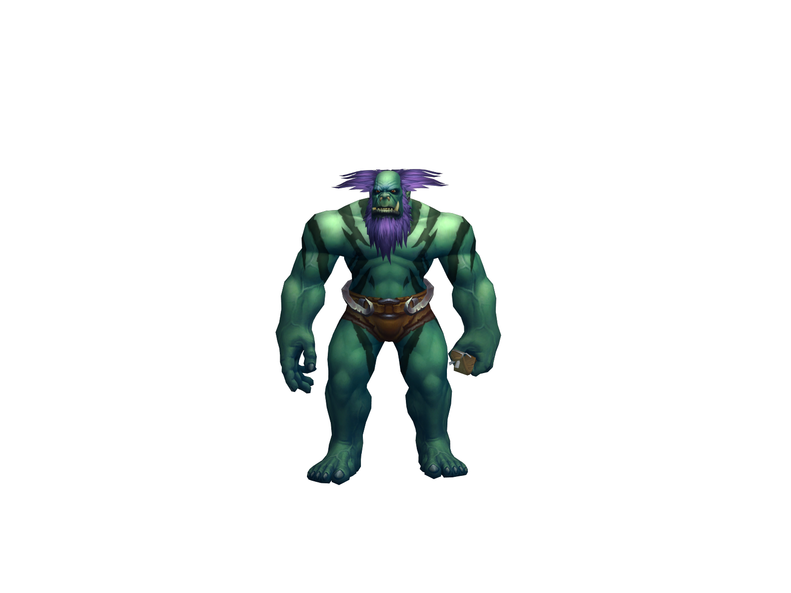 Troudballe 3D character render