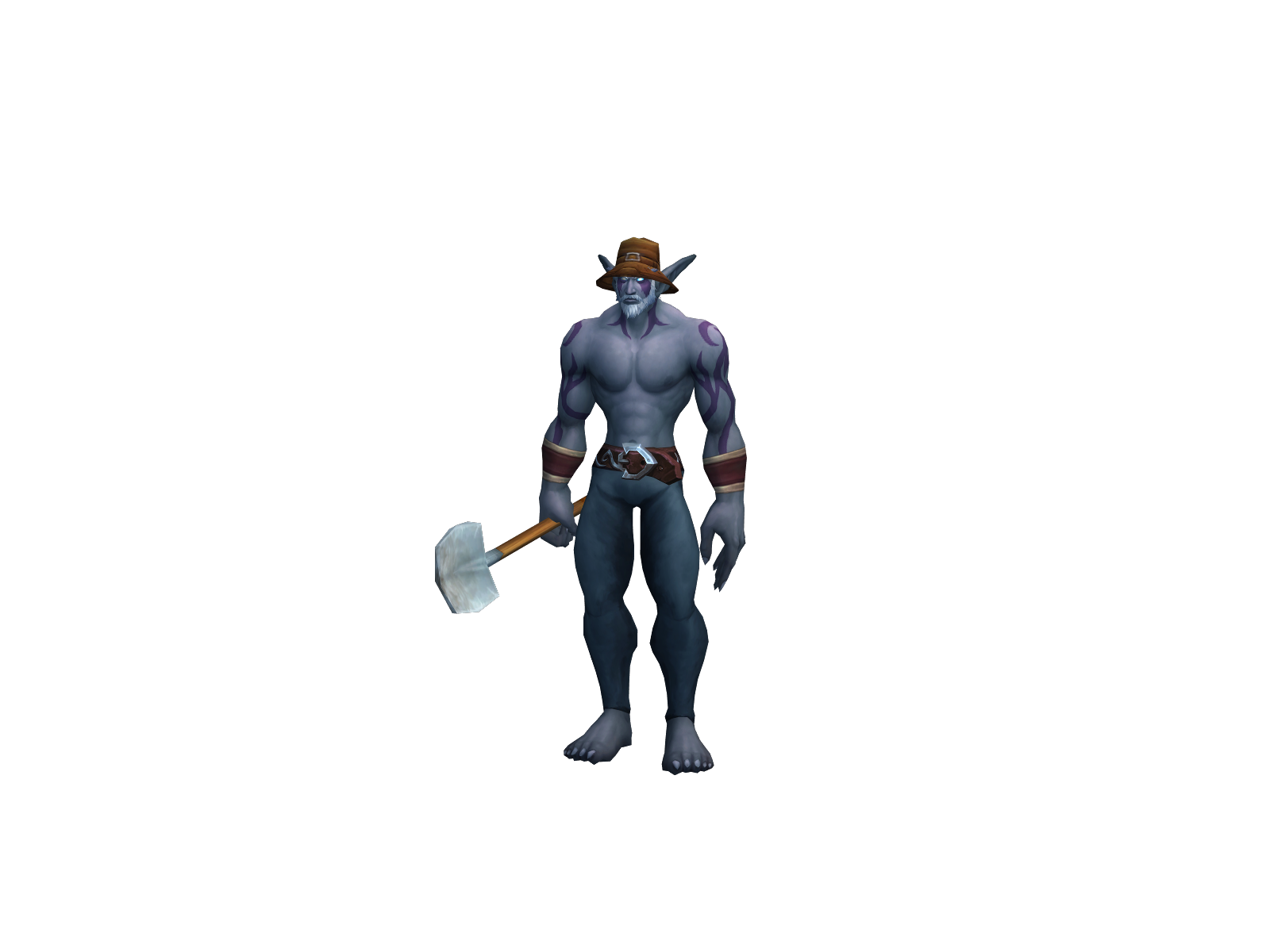 Trumpster 3D character render