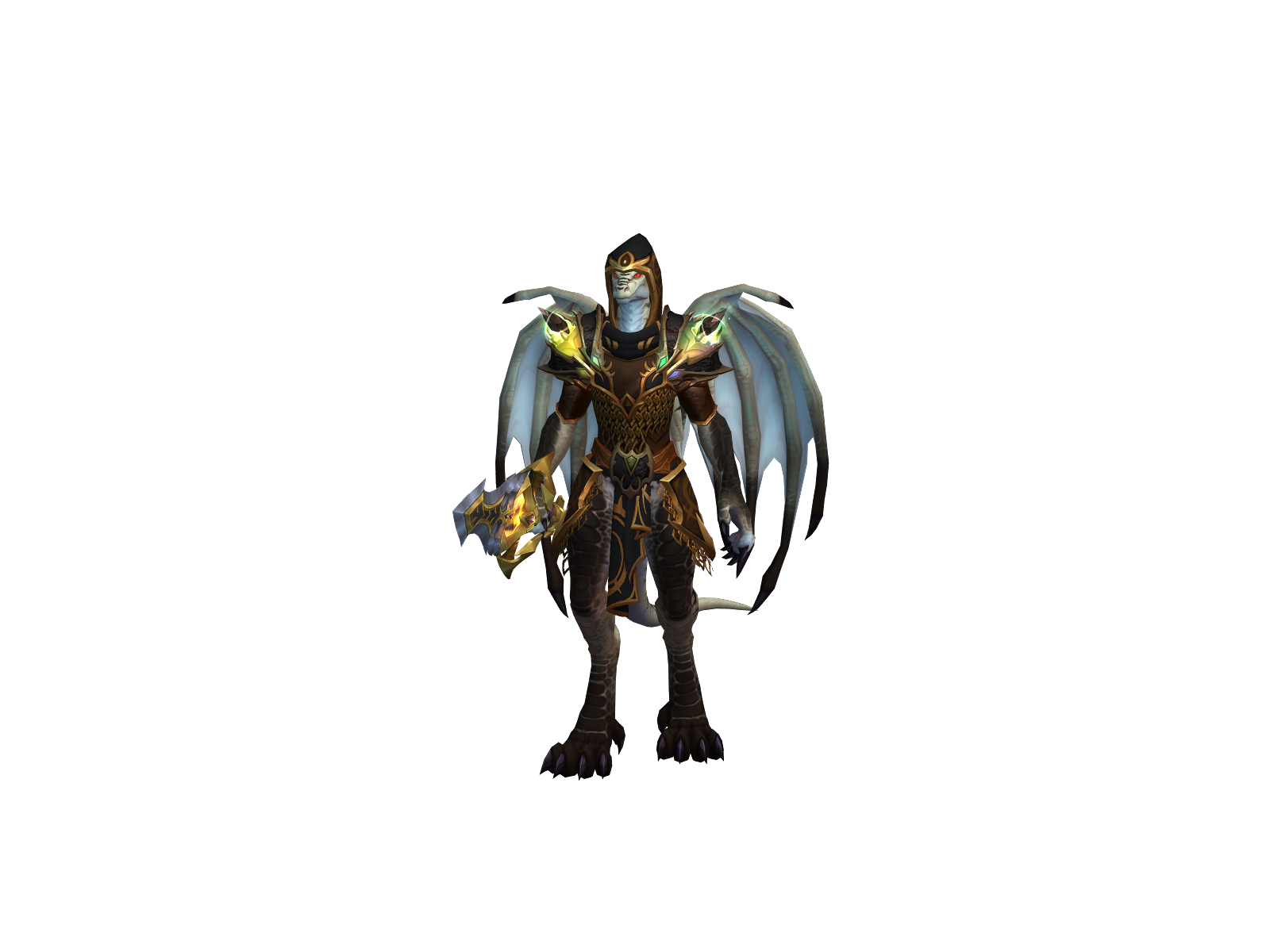 Albihud 3D character render