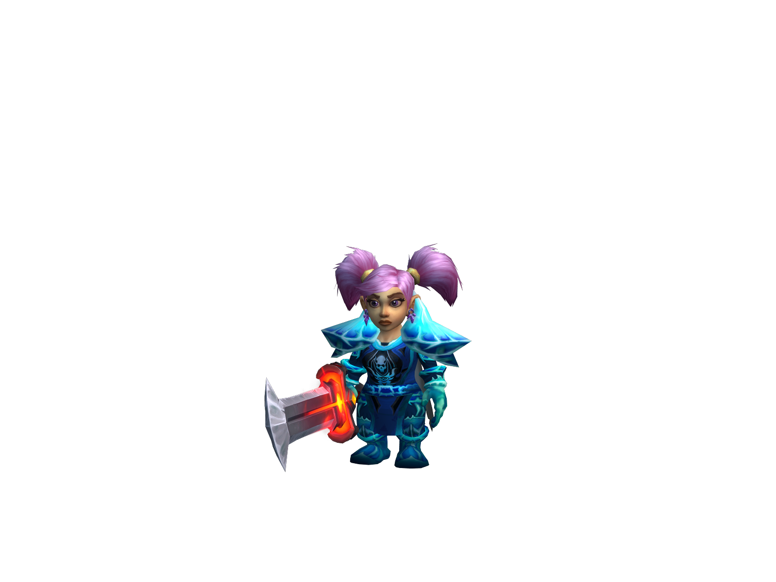Birthe 3D character render