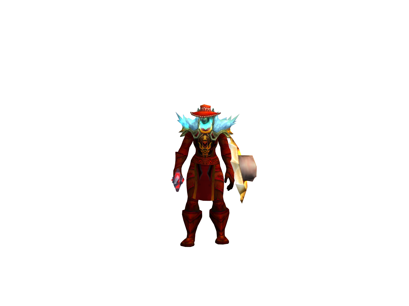 Shamanned 3D character render