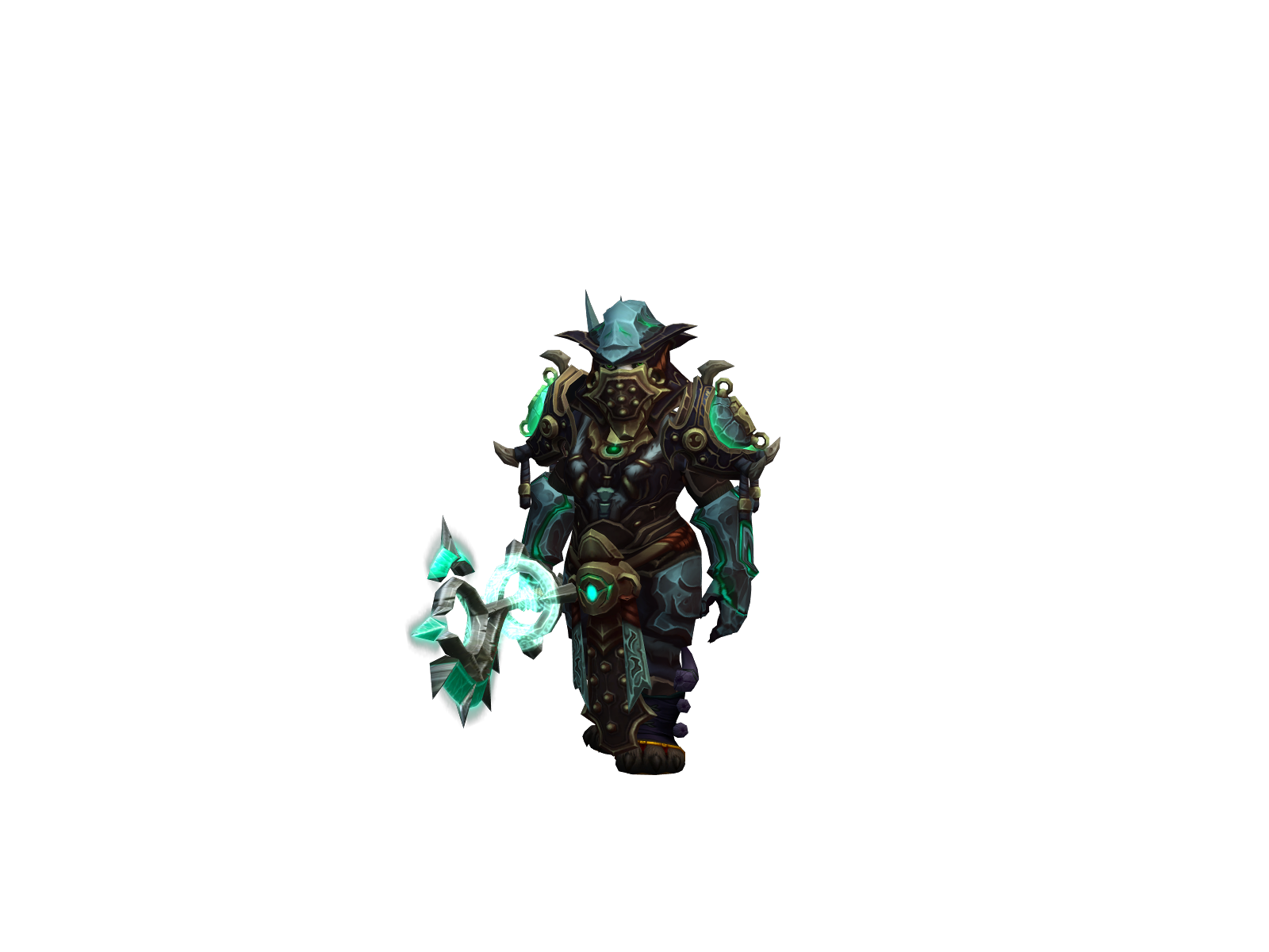 Saberback 3D character render