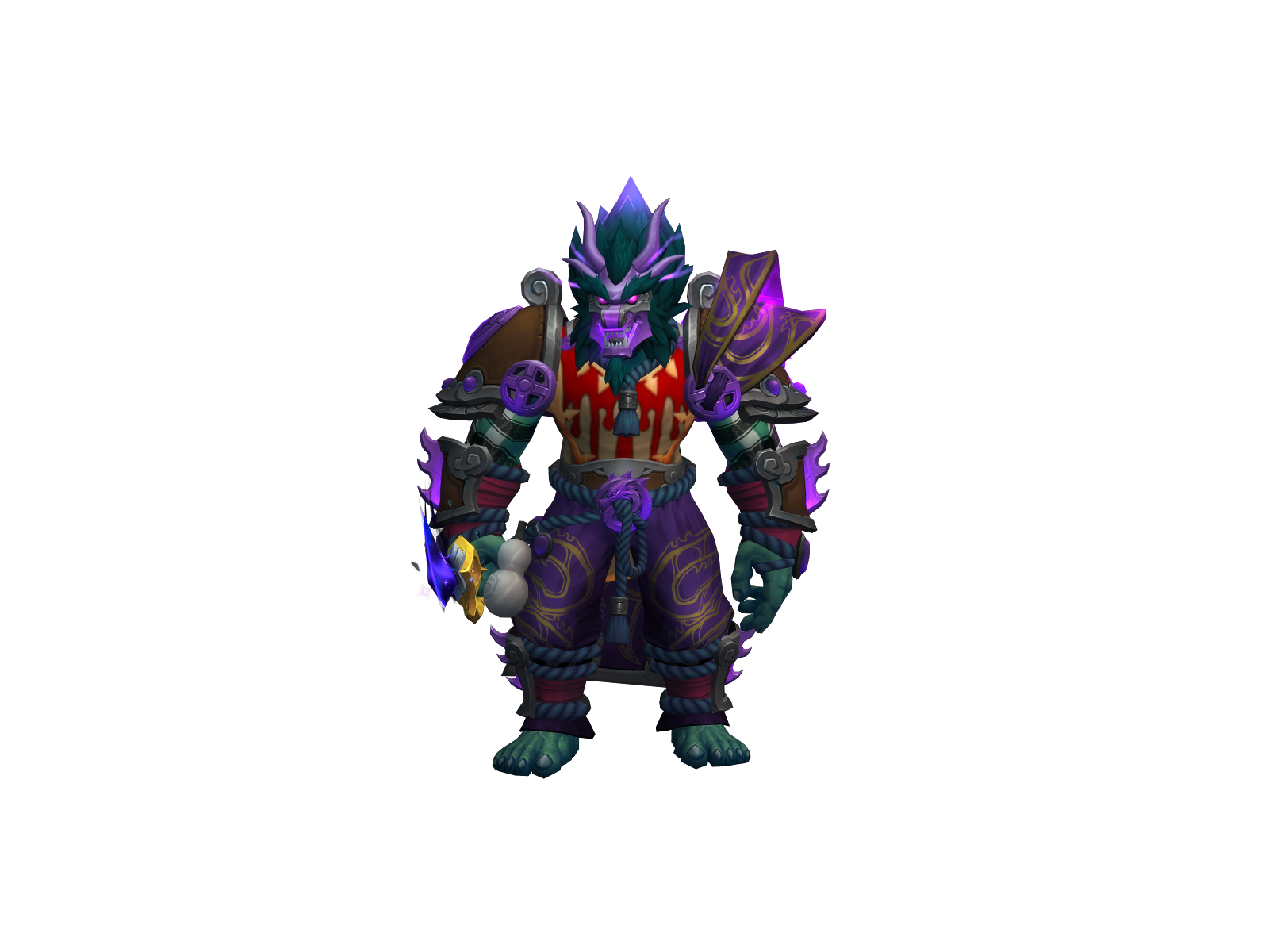 Ásh 3D character render