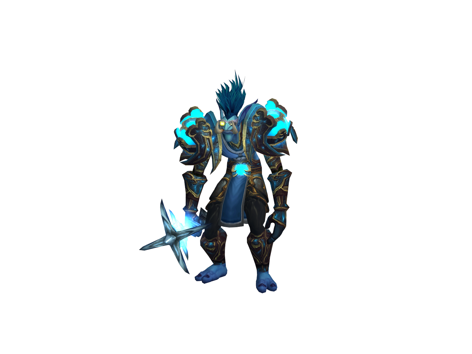 Trollwarrior 3D character render
