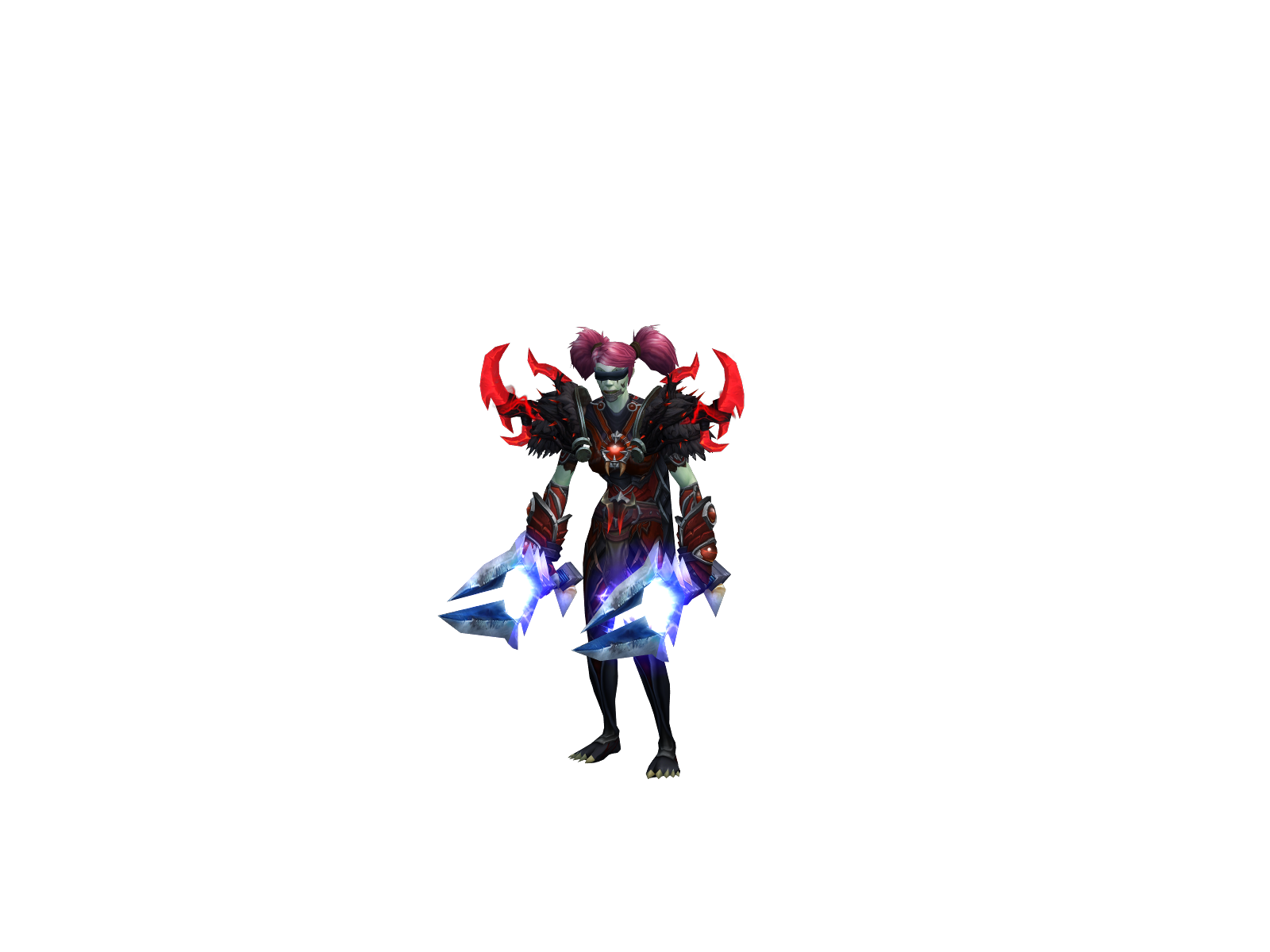 Railbait 3D character render