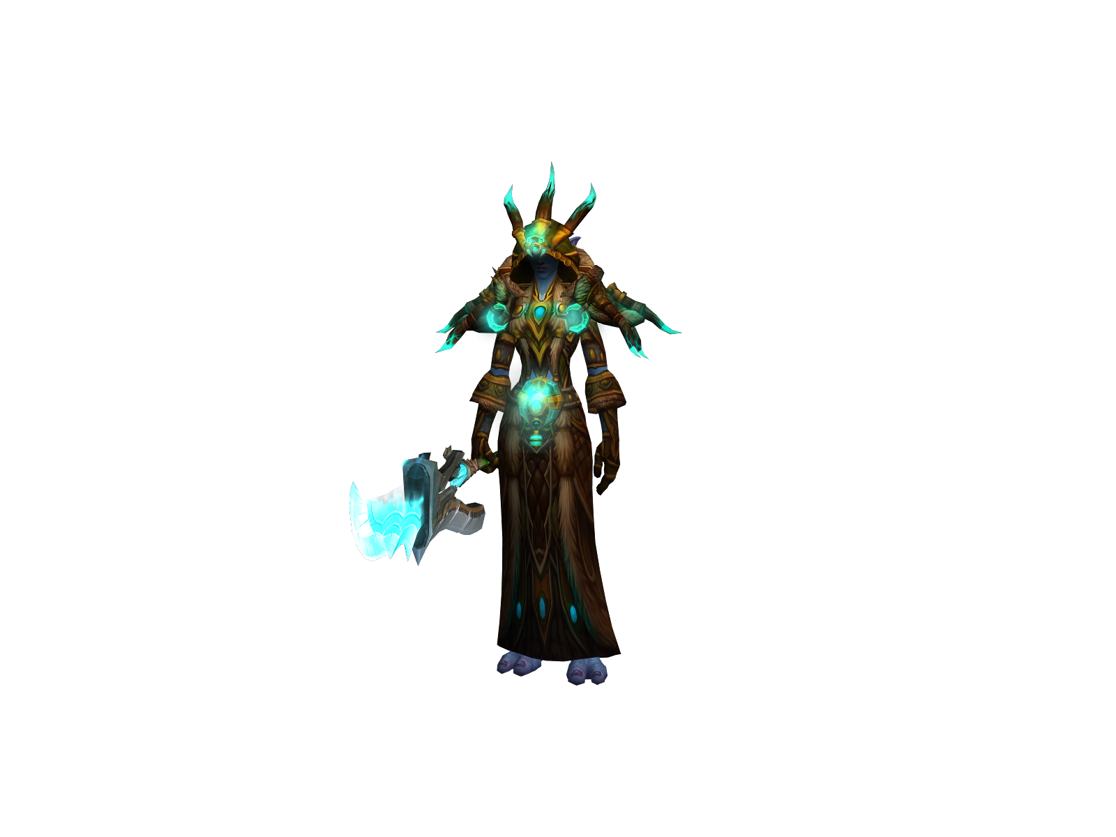 Afylîa 3D character render