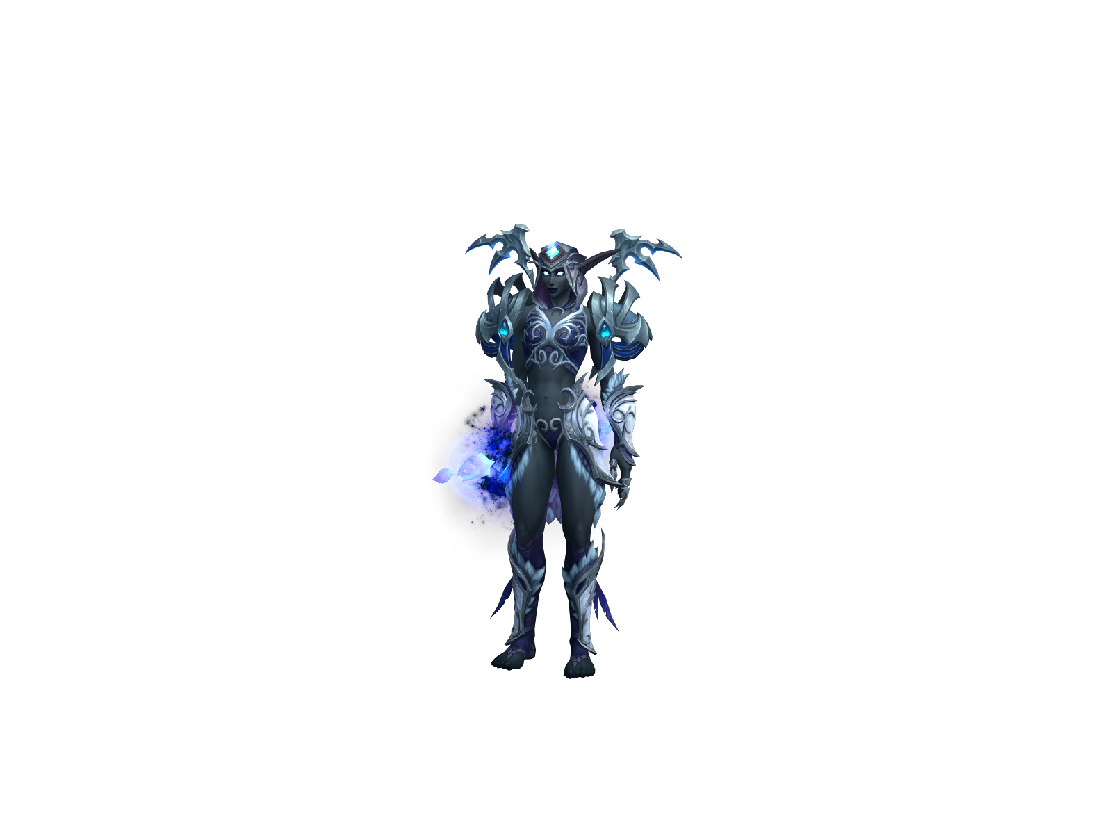 Purplereign 3D character render