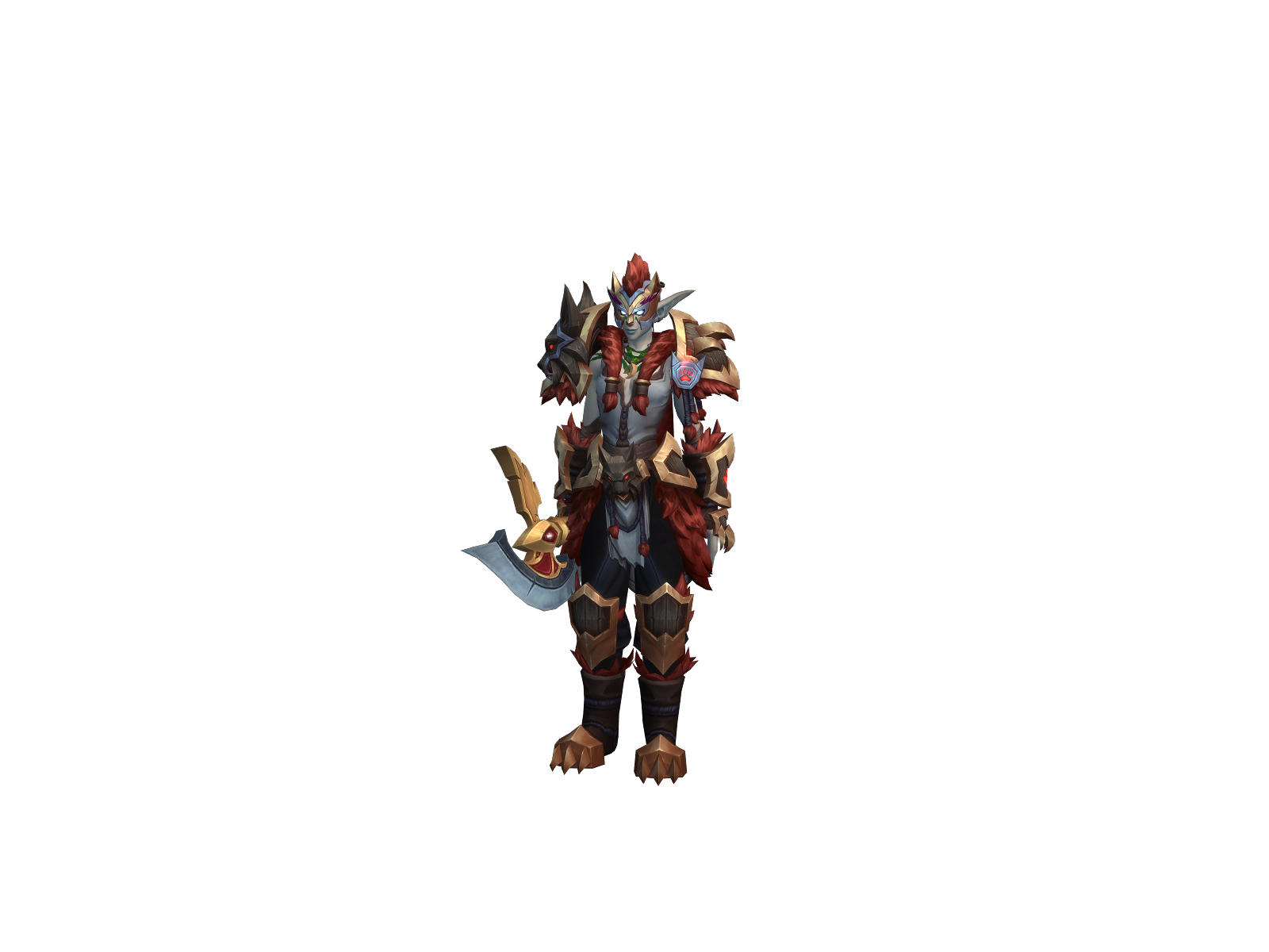 Leafe 3D character render