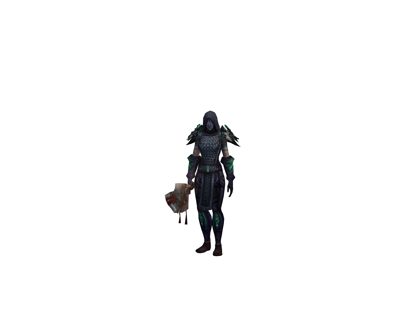 Greendumbnut 3D character render