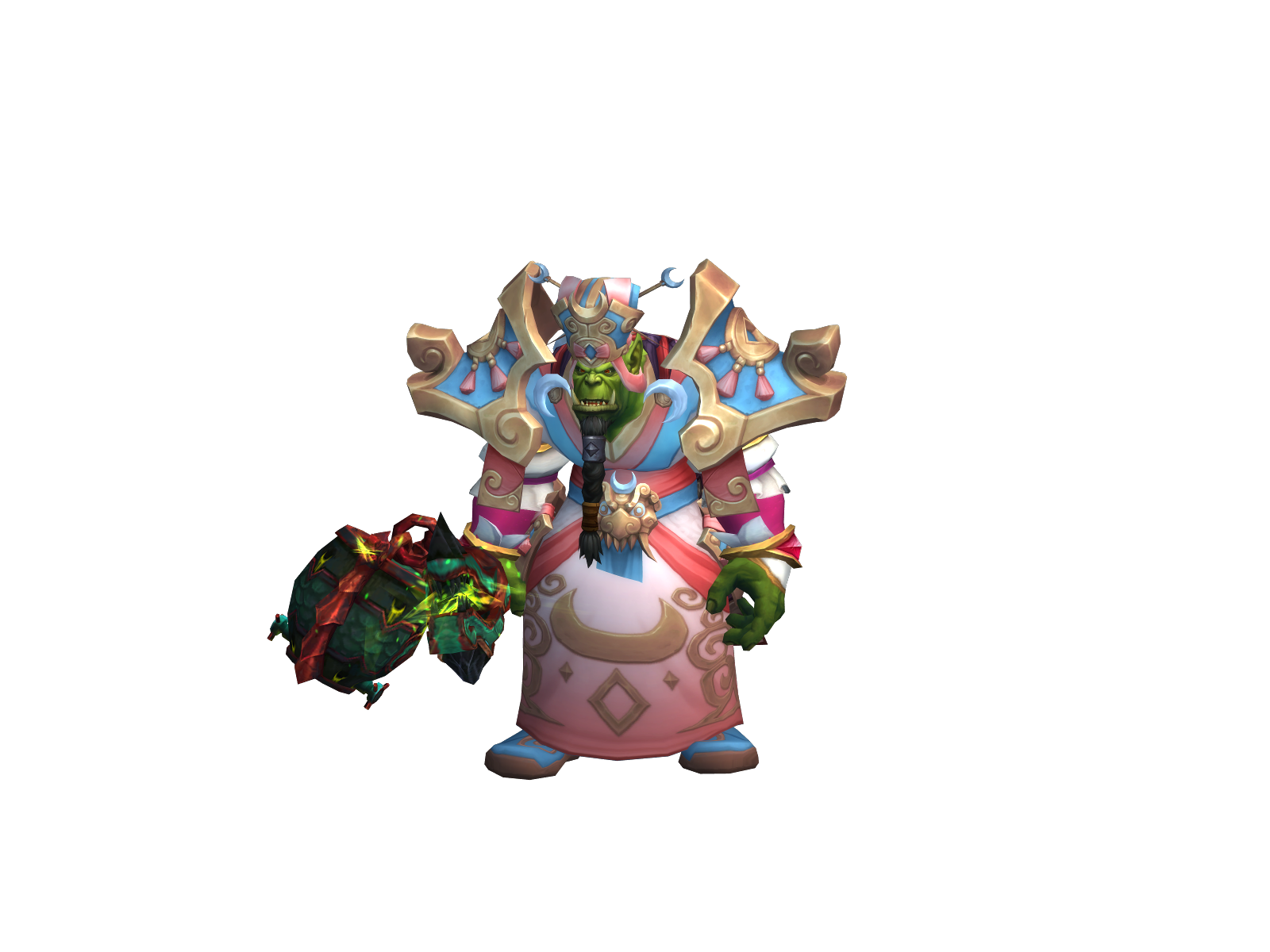 Xxweed 3D character render