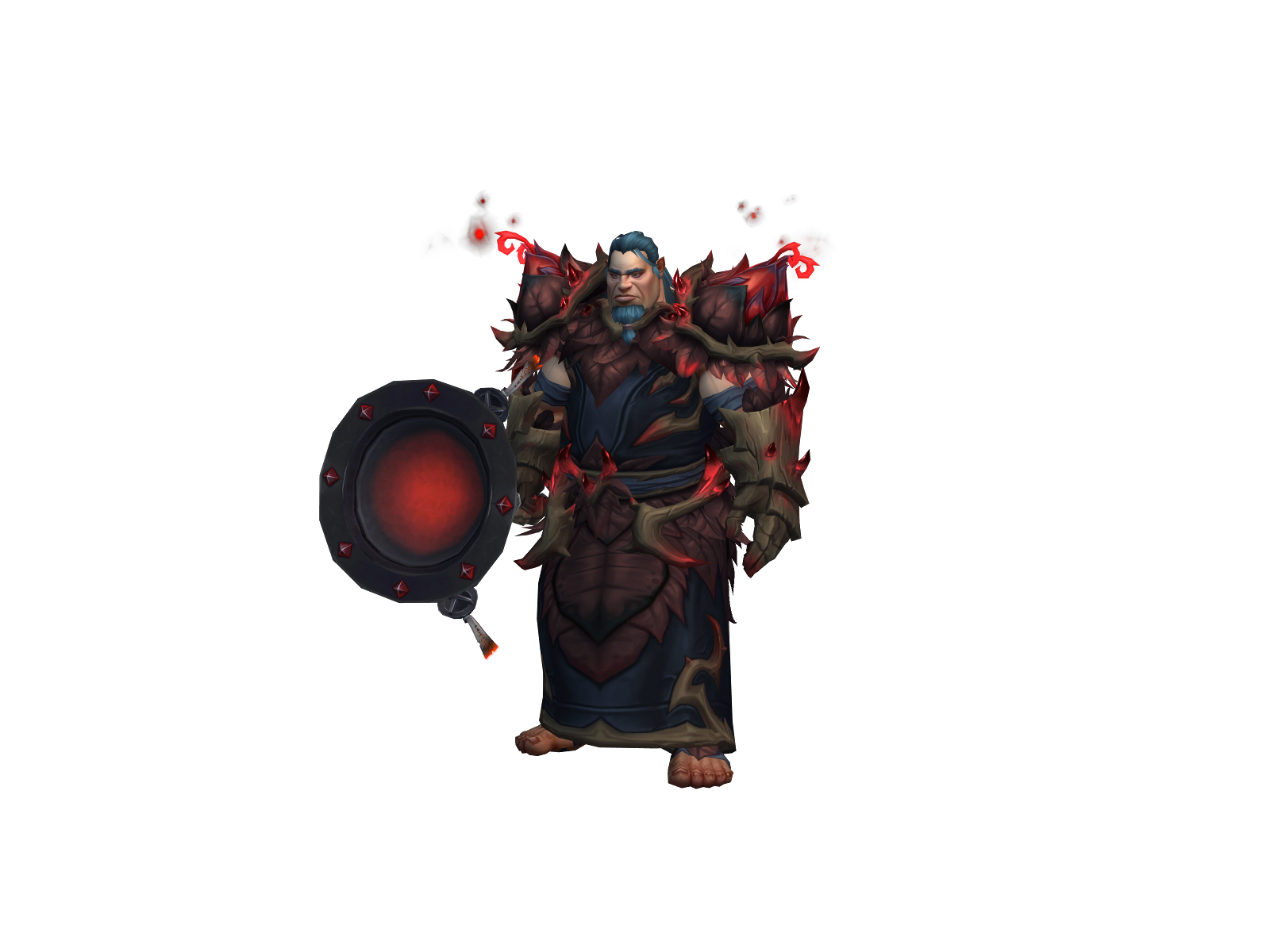 Niffstipples 3D character render