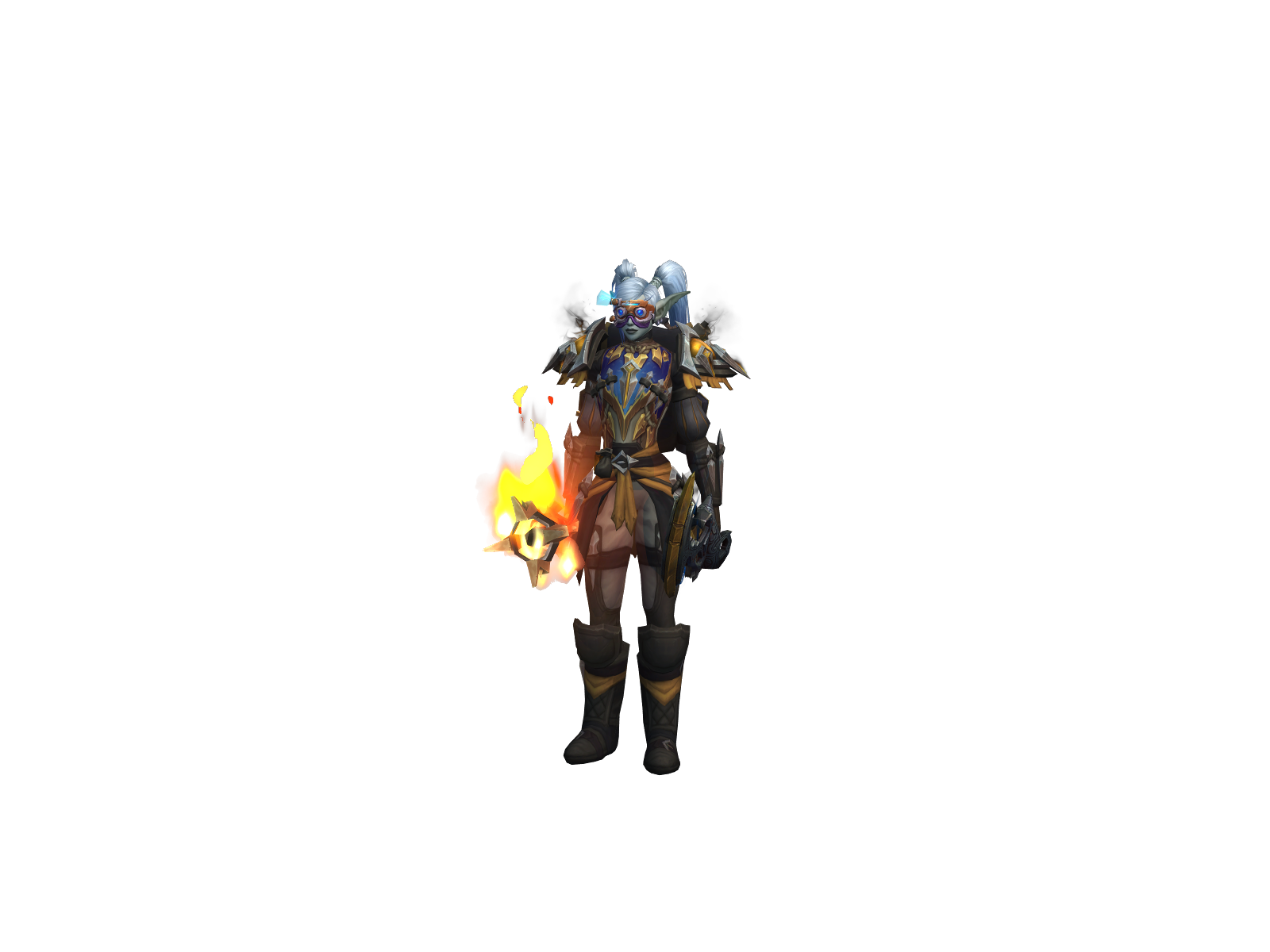 Gwoks 3D character render