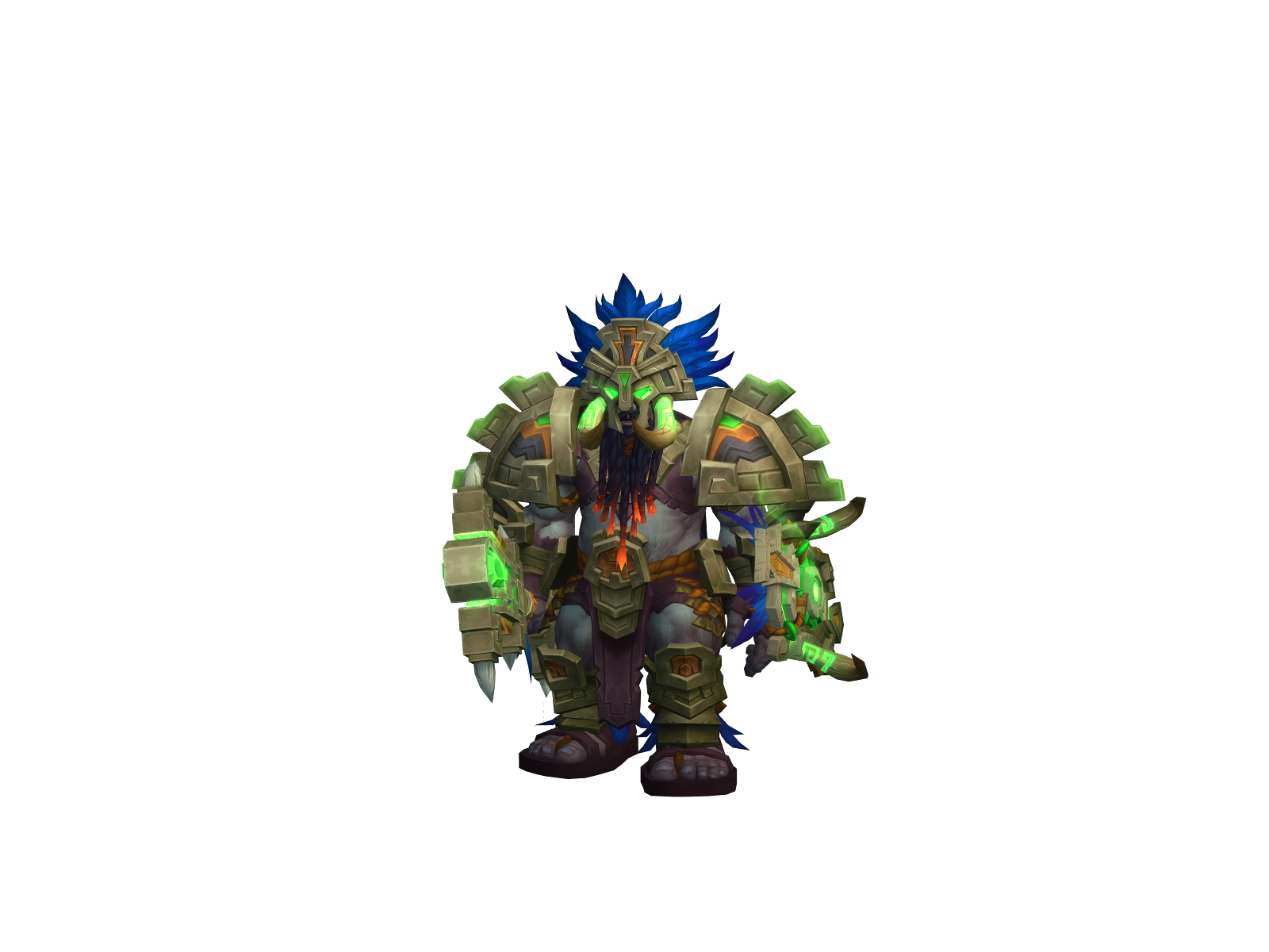 Polydeukis 3D character render