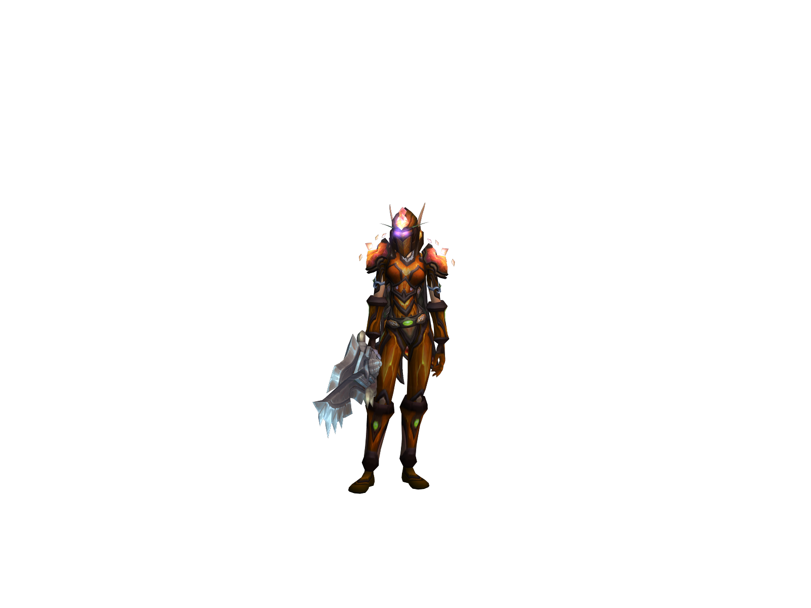 Anduril 3D character render