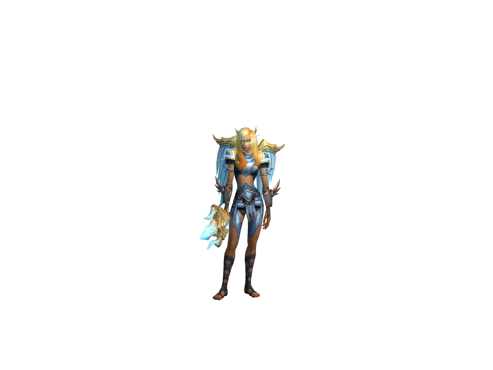 Xônia 3D character render