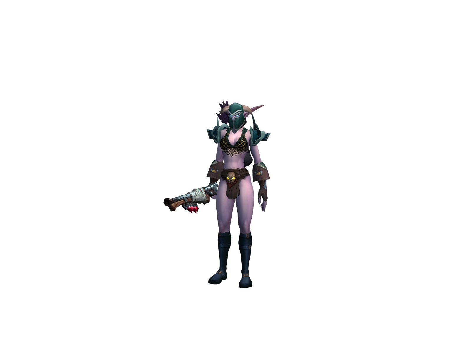 Bowbforhoez 3D character render