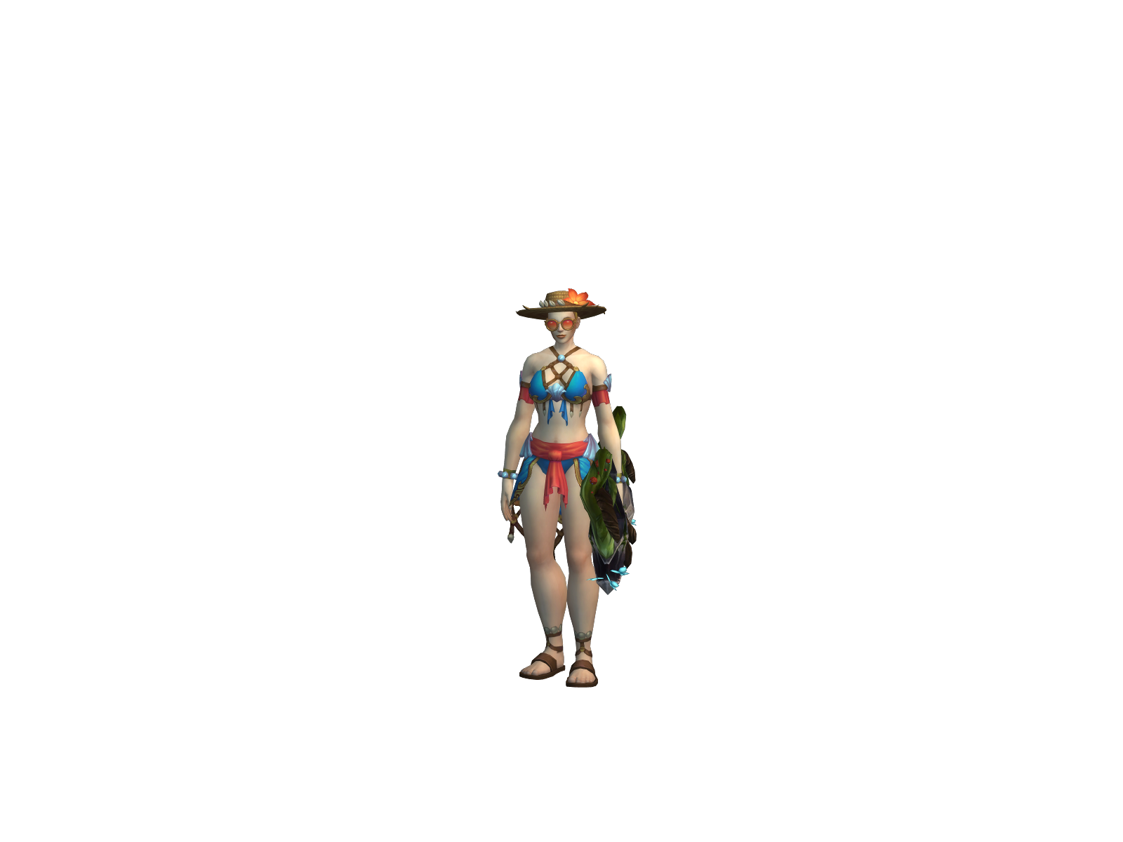 Celer 3D character render