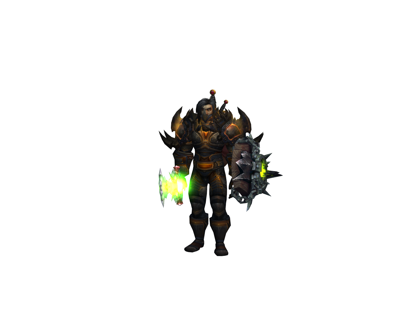 Bárbró 3D character render