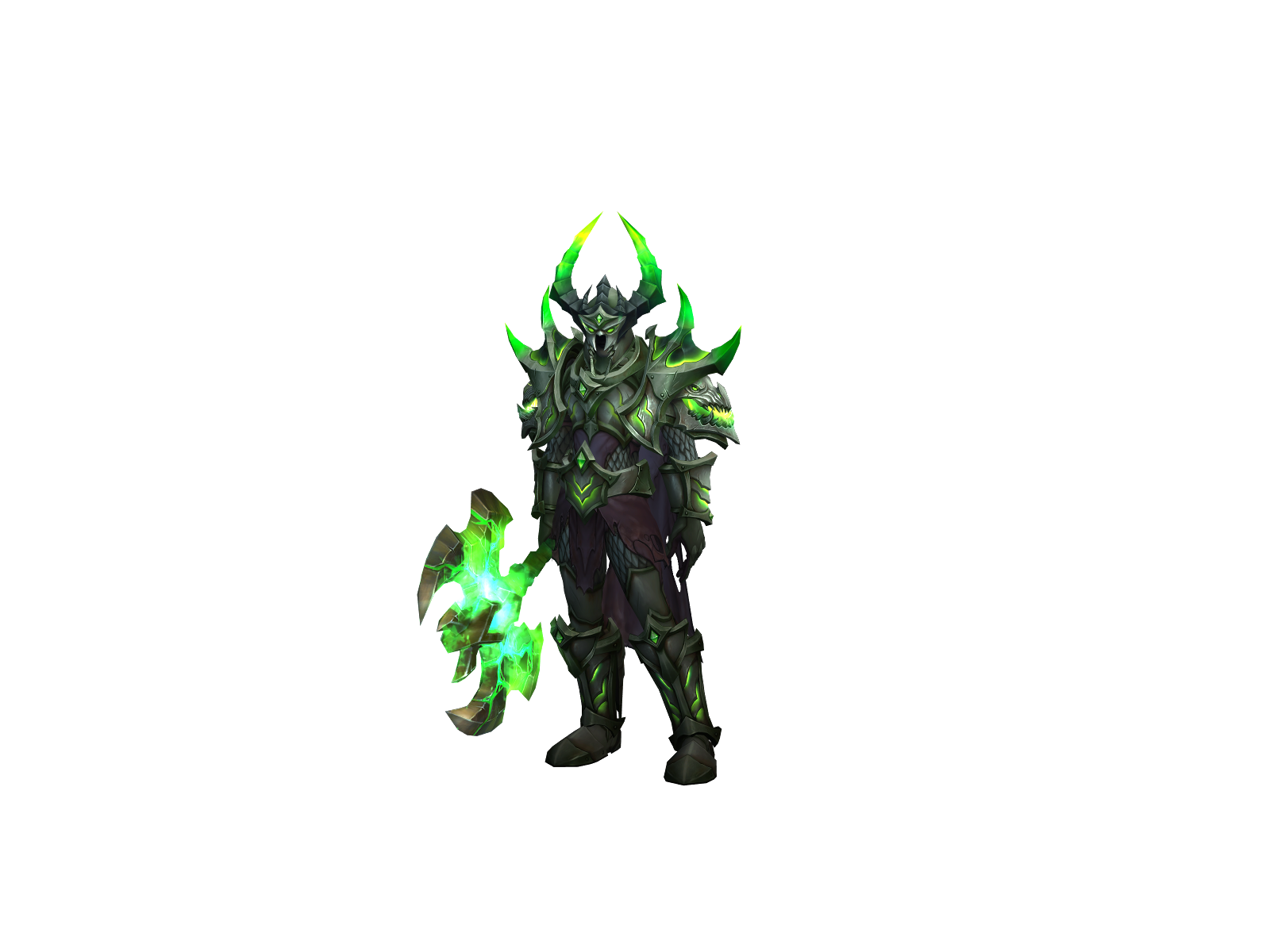 Necrotic 3D character render